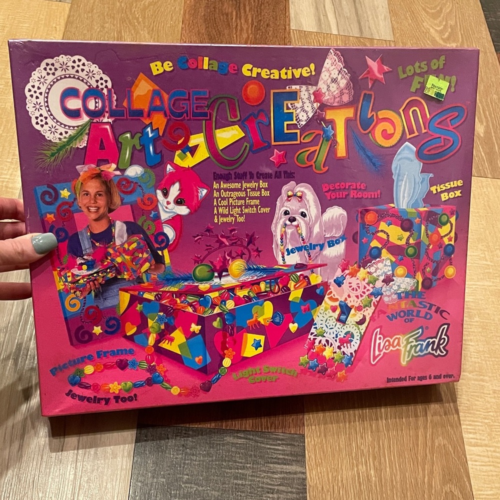 Vintage 90’s Lisa Frank Collage Art Creations Kit